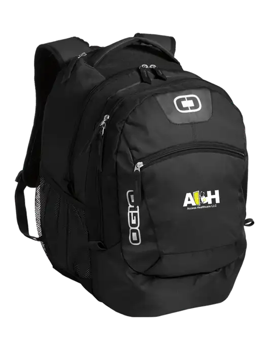 OGIO Black Rogue Pack
 w/Access Healthcare Logo