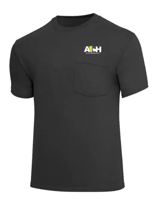 Core Blend Charcoal Grey Pocket T-Shirt w/Access Healthcare Logo