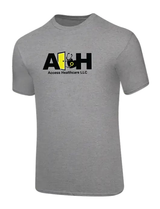 Core Blend Medium Grey Heather T-Shirt w/Access Healthcare Logo