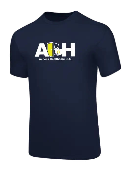 Core Blend Navy T-Shirt w/Access Healthcare Logo