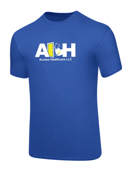 Core Blend Royal Blue T-Shirt w/Access Healthcare Logo