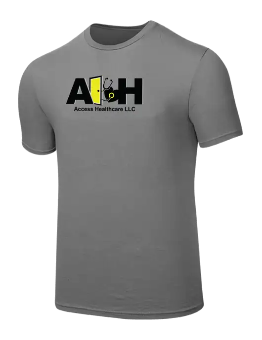 Seriously Soft Medium Grey T-Shirt w/Access Healthcare Logo
