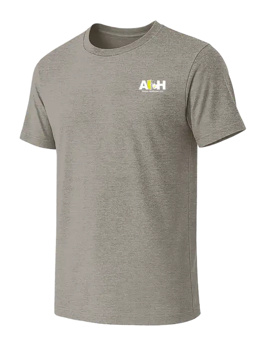 BELLA+CANVAS Heather Medium Brown CVC Short Sleeve Tee w/Access Healthcare Logo