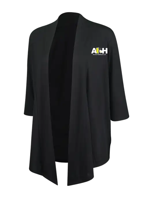 Black Womens Concept Shrug w/Access Healthcare Logo