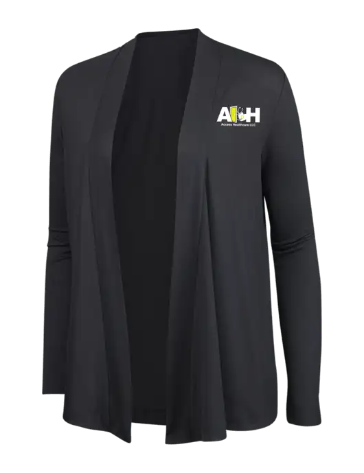 Smoke Grey Womens Concept Cardigan w/Access Healthcare Logo